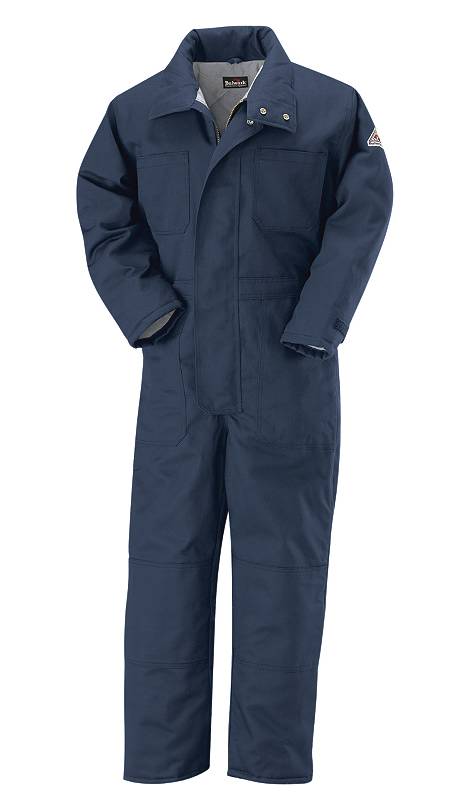 Flame-Resistant EXCEL FR® 7 oz. Insulated Coveralls - Navy