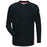 Black iQ Series® Long Sleeve Henley,henley, henley long sleeve, flame resistant shirt, fr work clothes, fr shirt, flame resistant long sleeve shirt, flame resistant clothes, fr long sleeve, fr henley