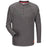 Charcoal iQ Series® Long Sleeve Henley,henley, henley long sleeve, flame resistant shirt, fr work clothes, fr shirt, flame resistant long sleeve shirt, flame resistant clothes, fr long sleeve, fr henley