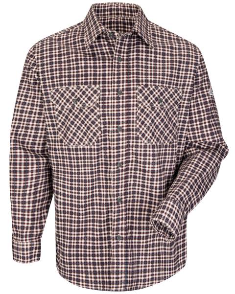 EXCEL FR® ComforTouch® Plaid Long Sleeve Shirts, FLAME RESISTANT SHIRT, FR WORK CLOTHES, DR SHIRT, FLAME RESISTANT LONG SLEEVED SHIRT, FLAME RESISTANT CLOTHES, FR LONG SLEEVE