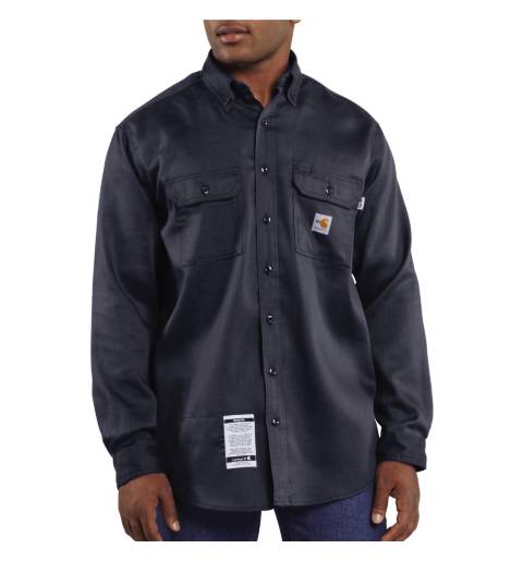 Men's Work-Dry Lightweight Twill Shirt, FLAME RESISTANT SHIRT, FR WORK CLOTHES, FR SHIRT, FLAME RESISTANT LONG SLEEVED SHIRT, FLAME RESISTANT CLOTHES, FR LONG SLEEVE