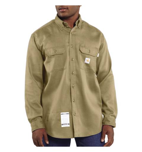 Men's Work-Dry Lightweight Twill Shirt, FLAME RESISTANT SHIRT, FR WORK CLOTHES, FR SHIRT, FLAME RESISTANT LONG SLEEVED SHIRT, FLAME RESISTANT CLOTHES, FR LONG SLEEVE