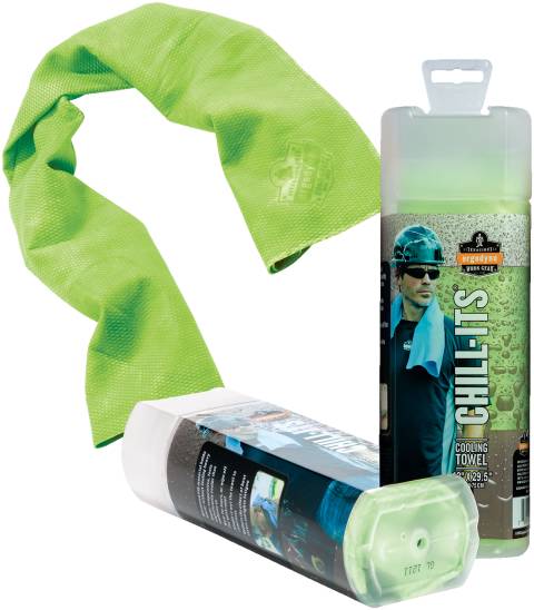 Chill-Its® 6602 Cooling Towels, hi vis lime