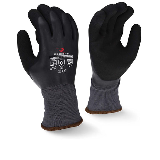 RWG28 Cut Level A2 Waterproof Dipped Winter Gripper Gloves